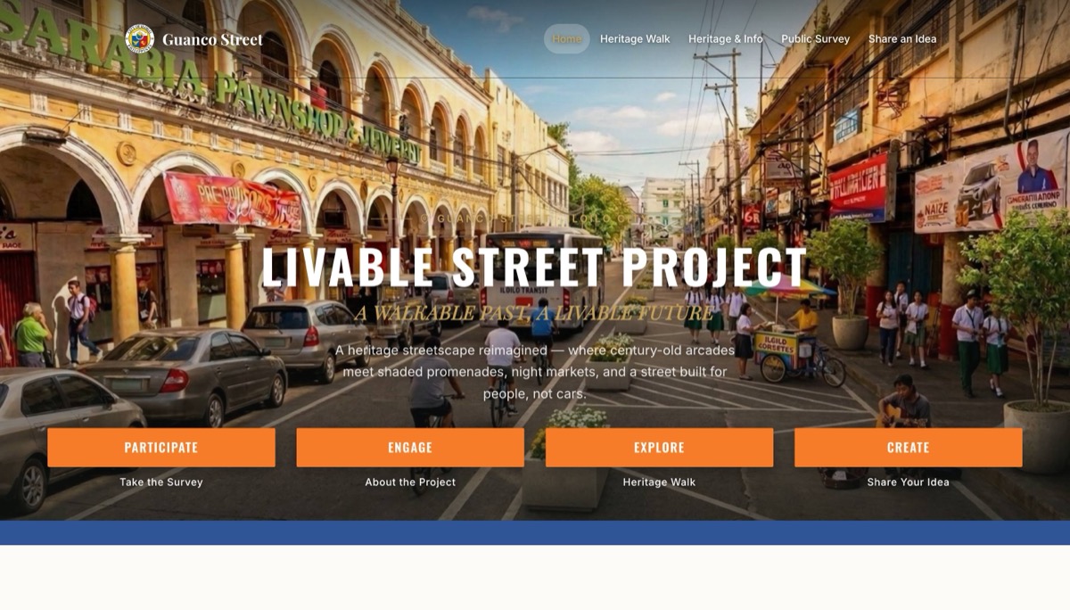 Guanco Street Revitalization website